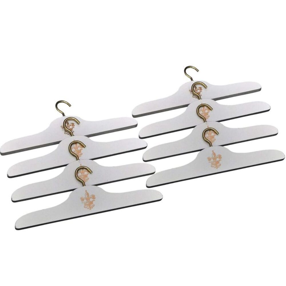 The Queen's Treasures Set of 8 Wooden 18 Inch Doll Clothes Hangers